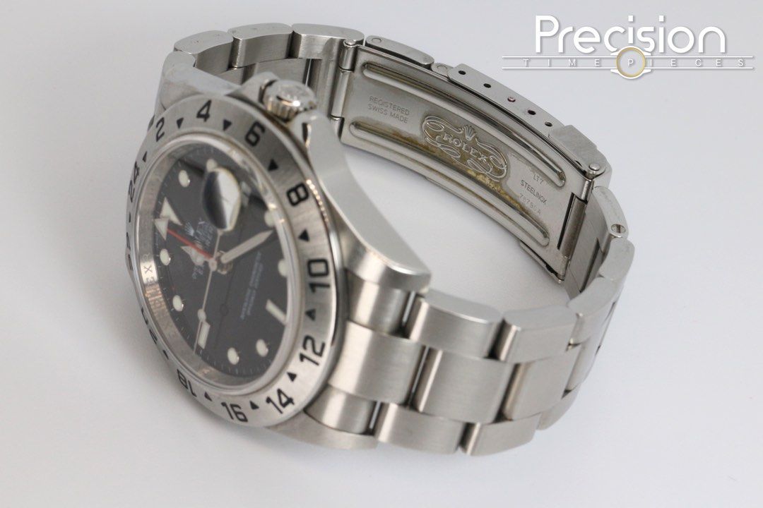Rolex Explorer II Ref: 16520 Black Dial 40mm Automatic Full Set (Category: Watches) located in Singapore. Submitted by precision.timepieces (Listing ID 1388431909, Image 3). Description: WAP Samuel Lee @ +65-9670-0733 or message us for more info. Do follow us and check out our latest timepiece listings on these various social media pages: https://linktr.ee/precisiontimepieces 1. Brand: Rolex 2. Model: Explorer II 3. Reference: 16570 4. Dial: Blac