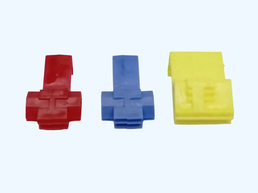 SCOTCH LOCK ELECTRICAL WIRE CONNECTOR (5-PCS per ORDER), QUICK SPLICE TERMINAL CRIMP (Category: Electrical, Adaptors & Sockets) located in Quezon City. Submitted by besteinpc (Listing ID 1388471685, Image 3). Description: SCOTCH LOCK ELECTRICAL WIRE CONNECTOR (5-PCS per ORDER), QUICK SPLICE TERMINAL CRIMP VARIATION: 👉a. RED 22-18AWG 👉b. BLUE 20-14AWG 👉c. YELLOW 14-10AWG FEATURES: 👉Type: Splice 👉Connection mode: European wiring 👉Shell materi