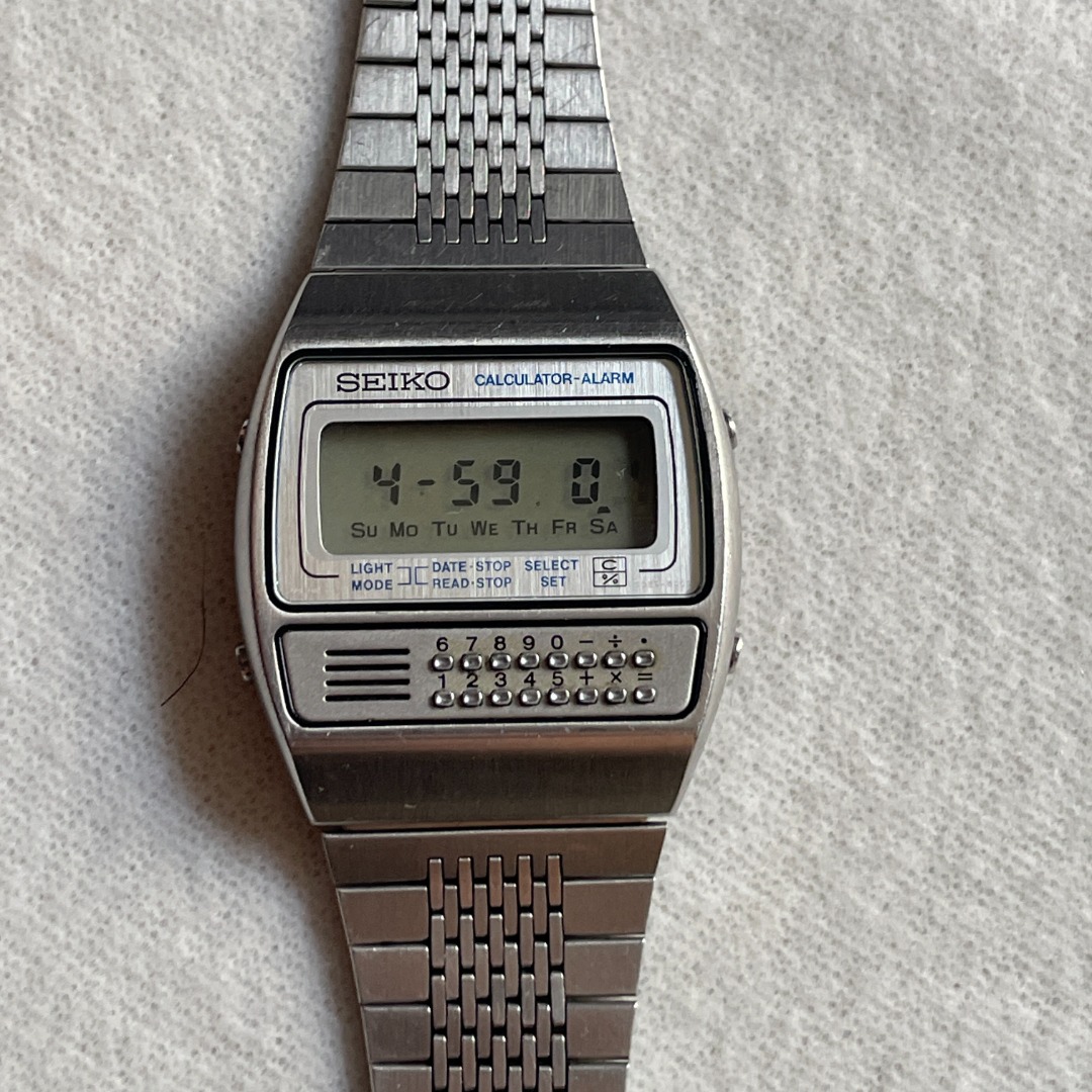 Seiko Checkmate Calculator Alarm Watch (RARE), Men's Fashion, Watches ...
