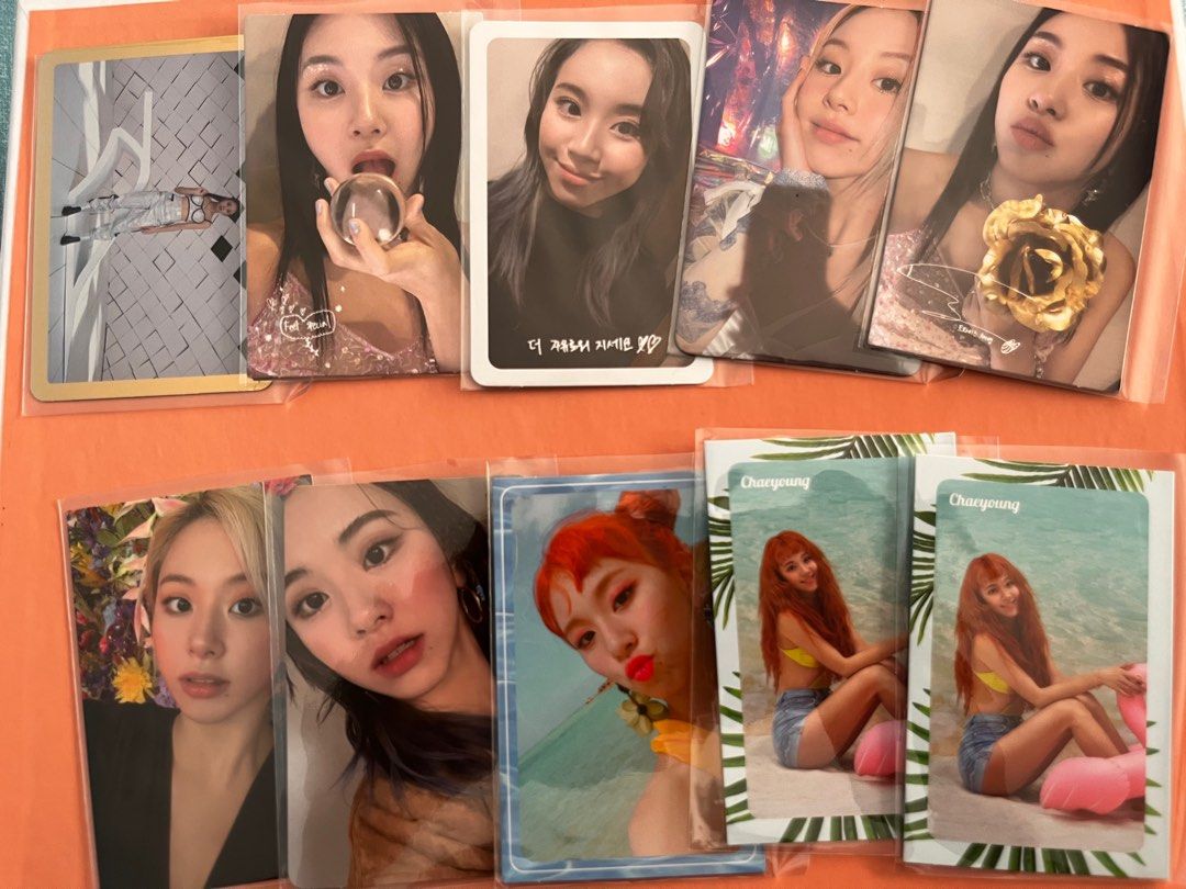 TWICE Chaeyoung Photocards (Category: K-Wave Merchandise) located in Cebu City. Submitted by jacsitems (Listing ID 1388308541, Image 1). Description: Summer Nights Feel special - SOLD More & More Eyes wide open.