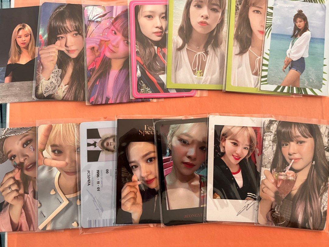 TWICE Jeongyeon Photocards (Category: K-Wave Merchandise) located in Cebu City. Submitted by jacsitems (Listing ID 1388308700, Image 1). Description: Twicetagram Summer nights Fancy Feel special More & More Taste of Love Formula of Live .