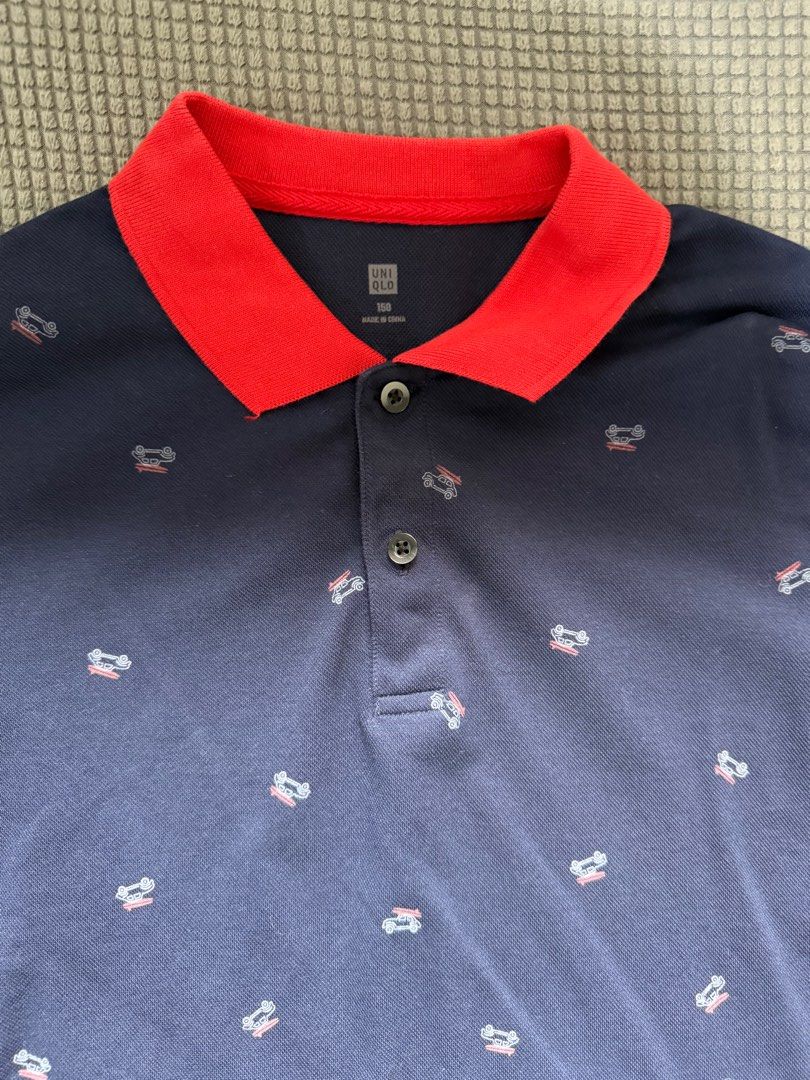 Uniqlo polo shirt (Category: Babies & Kids Fashion) located in Alfonso. Submitted by Lwanderer (Listing ID 1388365509, Image 3). Description: Brand new removed hang tag Size 150 on tag .