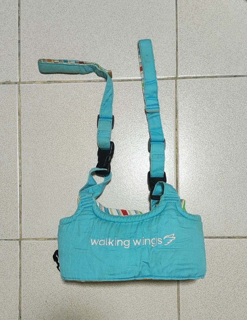 UpSpring Walking Wings Harness (Category: Carriers & Slings) located in Manila. Submitted by dshopco (Listing ID 1388414123, Image 1). Description: UpSpring Walking Wings Harness Why UpSpring Walking Wings? Pediatrician-recommended for babies learning to walk (6+ months) Reduces the number and severity of falls Builds baby’s confidence and stability Gives baby a sense of control and freedom Reduces back strain for parents 100% cotton, machine was