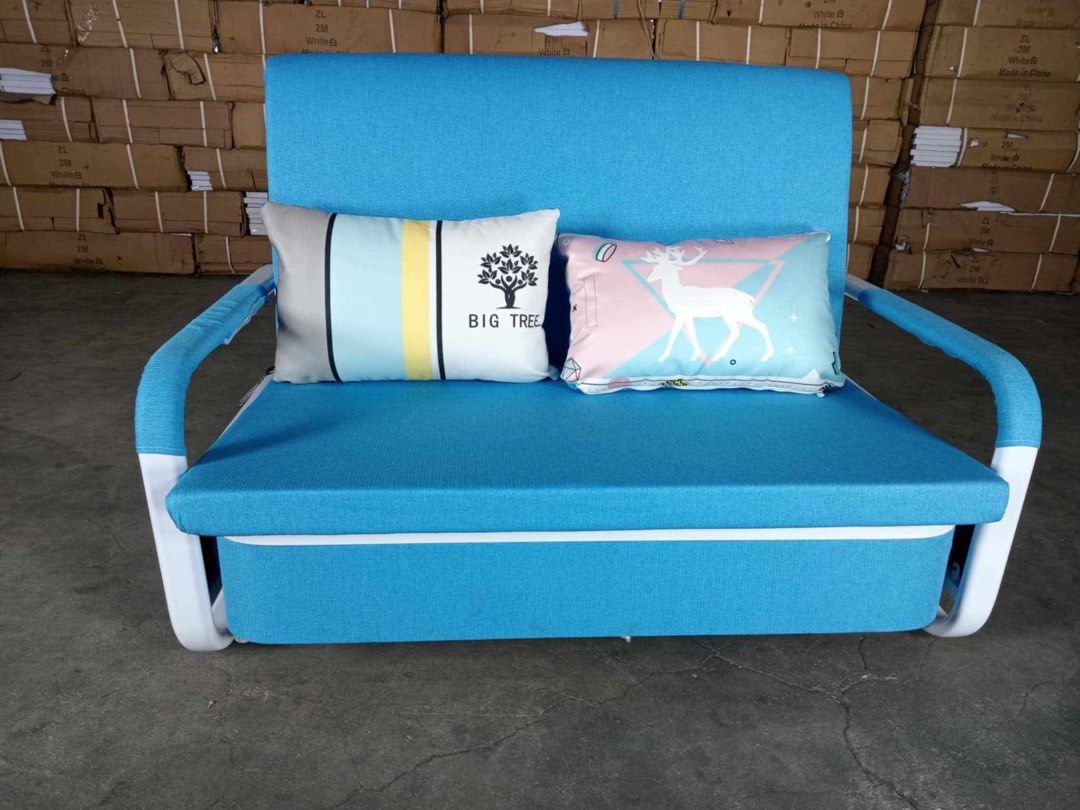 Val Sofa Bed with Storage Gray/Pink/Blue (Category: Sofas) located in Manila. Submitted by dolorchris69891 (Listing ID 1388451836, Image 3). Description: Sofa Bed with Storage Gray/Pink/Blue available 100cm- 12,500 120cm- 13,500 150cm- 14k *Free assemble .