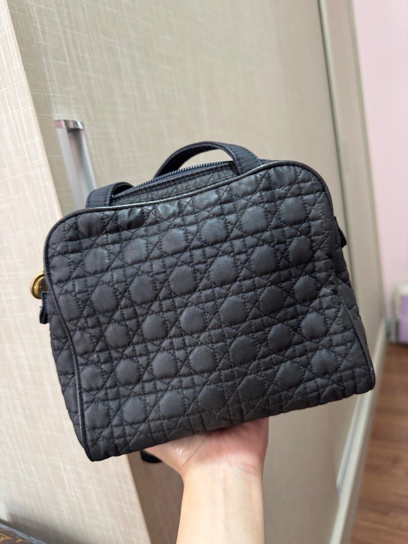 Vintage Dior Cannage Small Bag Long Handle (Category: Luxury Bags & Wallets) located in Manila. Submitted by ganned (Listing ID 1388332771, Image 3). Description: Vintage Dior Cannage Small Bag Long Handle Good condition For everyday use Dimensions: Height 6.5in Length 7.6 in Width 3.5 in Handle drop: 17 inches.