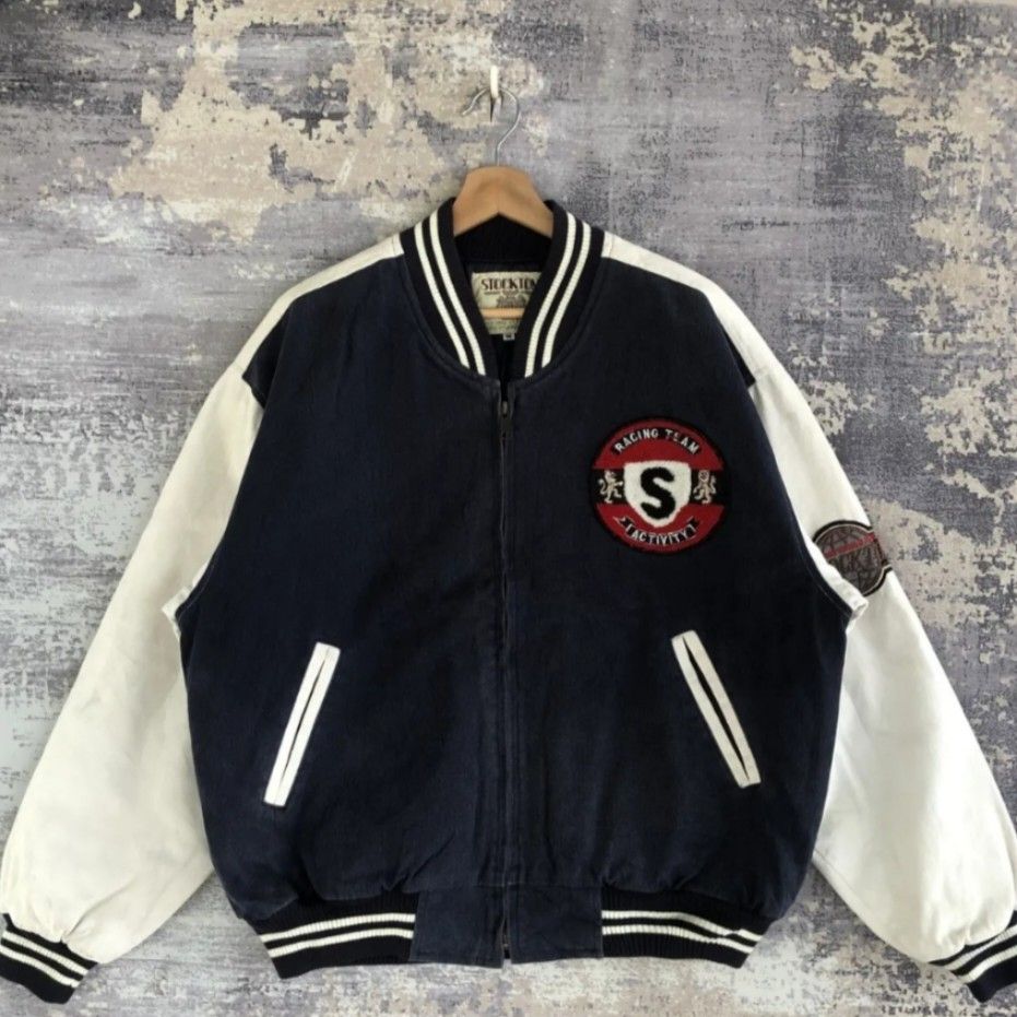 Vintage Stockton Racing Team Jacket (Category: Coats, Jackets and Outerwear) located in Manila. Submitted by beanieracha (Listing ID 1388461918, Image 1). Description: Vintage Stockton Racing Team Jacket - Hard Fabric.