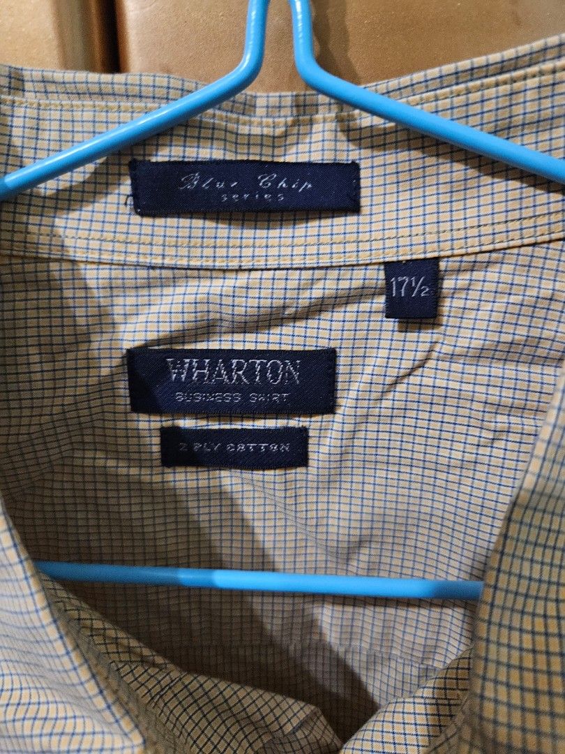 Wharton Longsleeves Polo (Category: Formal Shirts) located in Manila. Submitted by bubba20 (Listing ID 1388444349, Image 2). Description: Good as New rfs: decluttering.