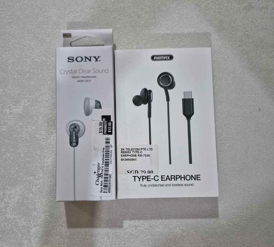 Wired Earpieces (Type-C & 3.5mm, Bundle)