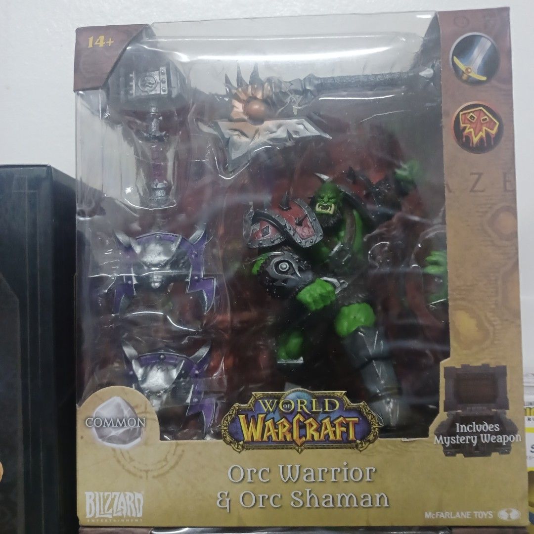 World of Warcraft Figures (Category: Figurines & Statues) located in Calumpit. Submitted by _hppy (Listing ID 1388493642, Image 1). Description: WOW Figures Orc Warrior/Shamman Undead Priest/Warlock Human Warrior/Paladin ✨️Condition: MISB 🗳️MOD LBC/ Lalamove / Flash at your own risk 💰MOP Gcash/Bank transfer CIMB 📍Location Calumpit, Bulacan Php1350 Undead, Human Php1300 Orc.