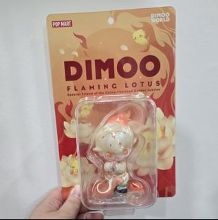 【Thailand Exclusive】DIMOO Flaming Lotus Dimoo Flaming Lotus Figurine (Special Friend Of The China