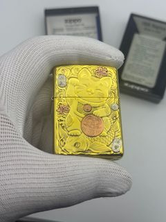 Large Quantity Zippo Japanese Lucky Cat Windproof Kerosene Brass Engraved Lighter Gift Welcome to Inquiry đđđ64205028338178110