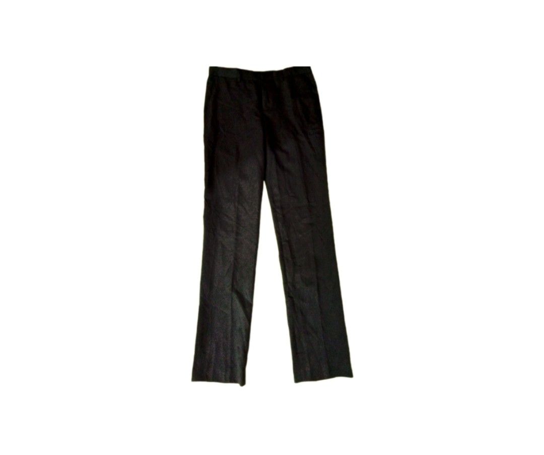 Black Slacks (Category: Trousers) located in Davao. Submitted by shopthrift (Listing ID 1388584749, Image 2). Description: Slim Fit Size 30.