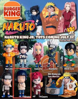 Naruto burger king For Sale | Toys & Games | Carousell Singapore