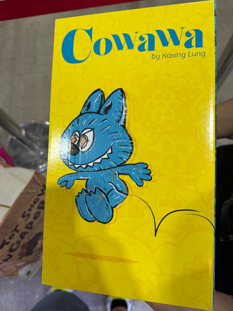 Cowawa ZWA (Black Gliter) by kasing lung Cowawa labubu purple