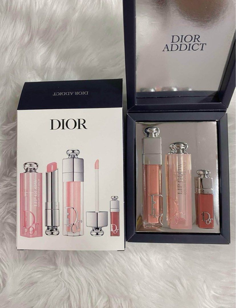 DIOR ADDICT LIP SET (Category: Makeup) located in Valenzuela. Submitted by glammnl.ph (Listing ID 1388524676, Image 1). Description: BRAND NEW!! ORDER NOW.