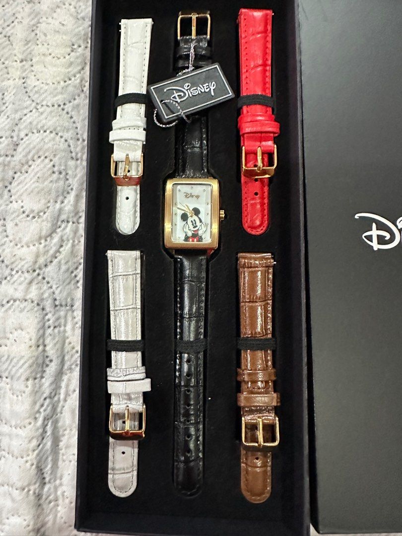 Disney Mickey Mouse watch with 4 extra straps (Category: Women's Watches) located in Pasig City. Submitted by sandy120913 (Listing ID 1388530611, Image 3). Description: Brand new Mickey Mouse watch.