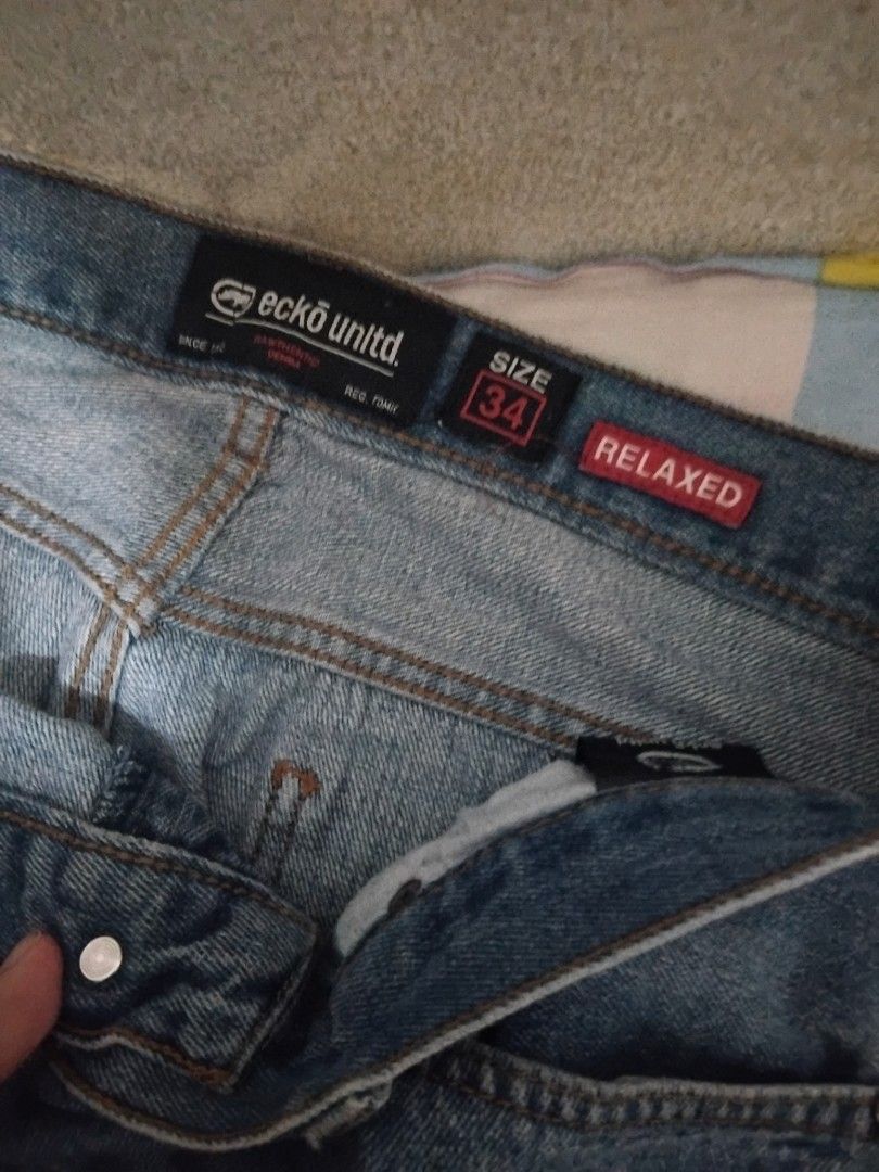 Ecko Unltd Relaxed Jeans (Category: Jeans) located in Manila. Submitted by tofuuu.archives (Listing ID 1388577677, Image 2). Description: Ecko Jeans Unltd Relaxed Fit Size 34 x 42 400 + SF negotiable pa.