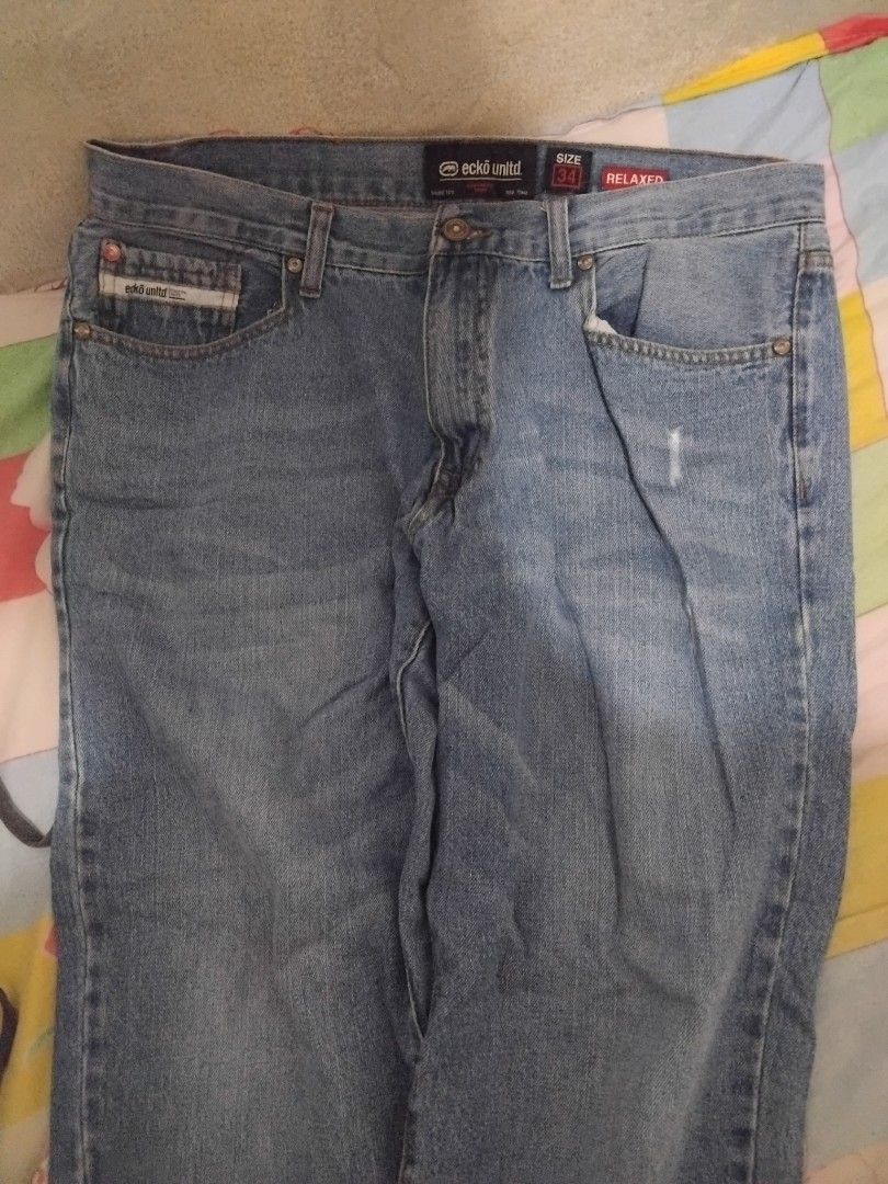 Ecko Unltd Relaxed Jeans (Category: Jeans) located in Manila. Submitted by tofuuu.archives (Listing ID 1388577677, Image 1). Description: Ecko Jeans Unltd Relaxed Fit Size 34 x 42 400 + SF negotiable pa.