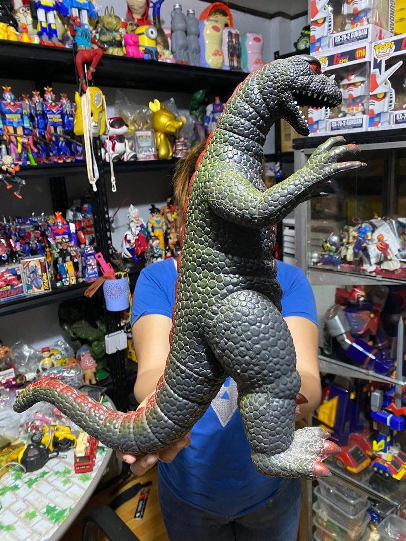 GODZILLA 1986 (Category: Vintage Collectibles) located in Taytay. Submitted by michidc (Listing ID 1388577642, Image 3). Description: RARE! VINTAGE 1986 GODZILLA DOR MEI / IMPERIAL BRAND GIANT GODZILLA Almost 22 inches long With Limited Articulations *** Isa ito sa PINAKA UNANG LARUAN NA GODZILLA NA INILABAS. Loction: Valley 06, Parañaque Philippines Payment: Via PAYPAL GCASH BANK TRANSFER SHIPPING: DHL International (1 week air cargo) LBC local 