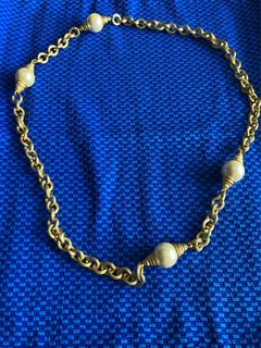 金色鏈式頸鍊配人造珍珠64246336769795110