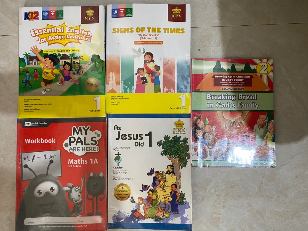 Grade 1 and 2 Textbooks, Hobbies & Toys, Books & Magazines, Textbooks ...