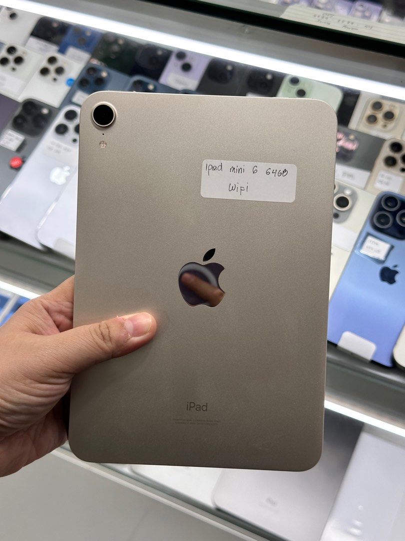 iPad Mini 6 64GB Wifi Only No Issue (Category: iPad) located in Pasig City. Submitted by fairgadgetshop (Listing ID 1388526239, Image 3). Description: Buy • Sell • Trade • Swap Legit Seller w/ Physical Store Mabilis Kausap / Pass sa Scammer RFS: Buy and Sell 😊 Installment via Credit Card, GGives, Gcredit, SPaylater and Billease with additional interest We accepting Brandnew or Secondhand iPad Mini 6 64GB WiFi No Issue Working Fingerprint/Trueton