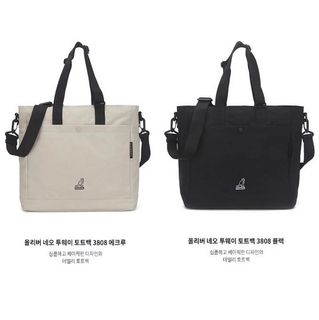 KANGOL Oliver Neo 2-Way Tote Bag新款韓國袋鼠潮流休閒單肩斜挎包托特包64187733694977110