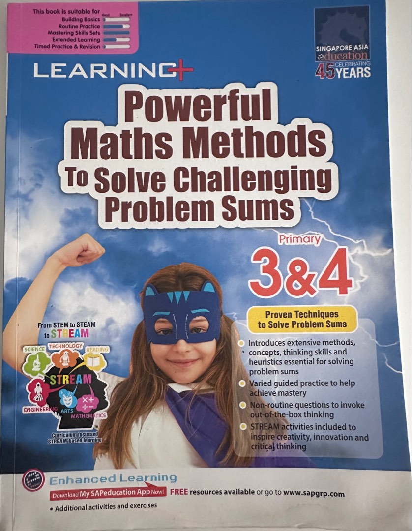 Learning+ Powerful Maths Methods Primary 3 & 4, Hobbies & Toys, Books ...