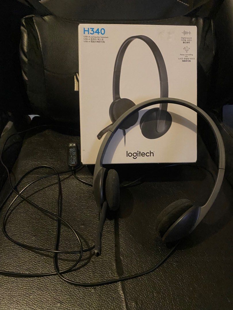 Logitech H340 - Noise Cancelling Headset (Category: Headphones & Headsets) located in Pasay City. Submitted by upor.iv (Listing ID 1388574392, Image 2). Description: Only used once.