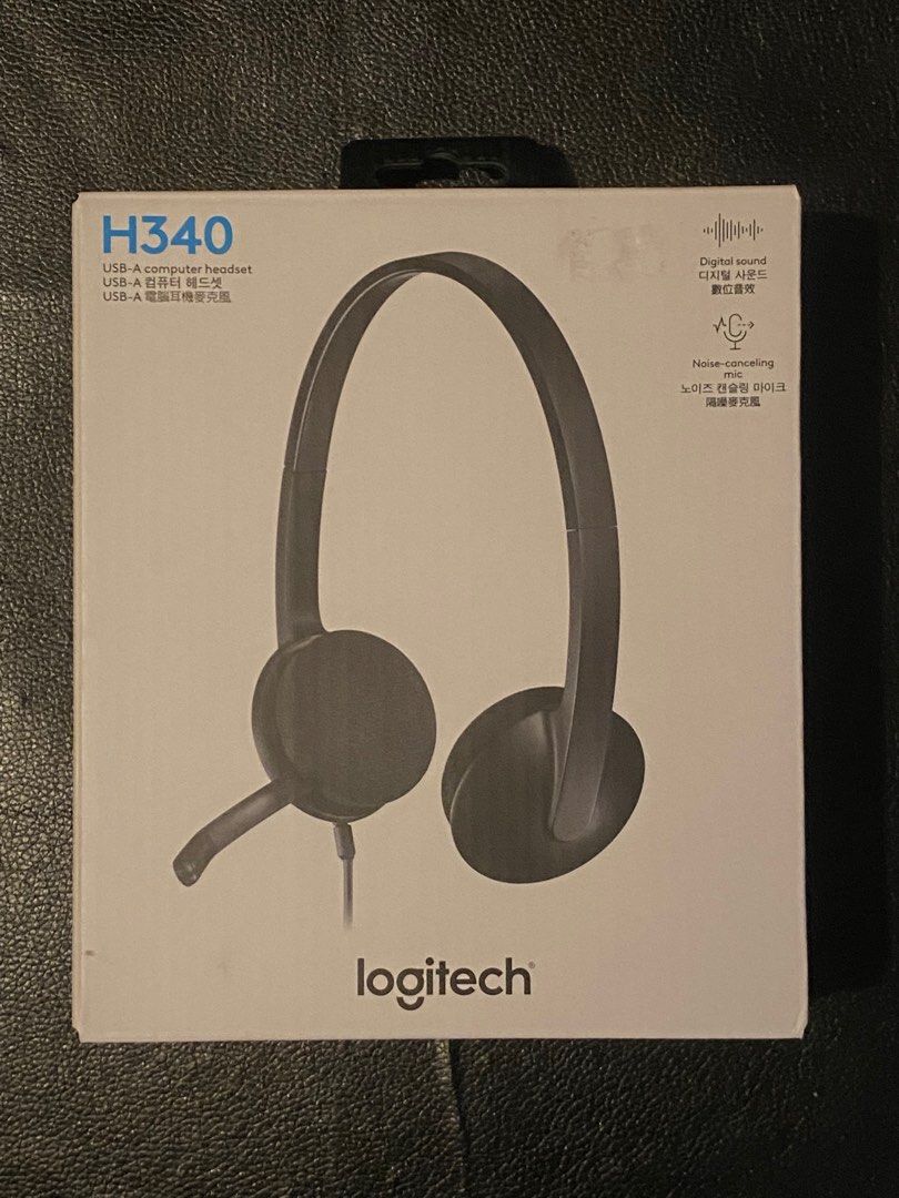 Logitech H340 - Noise Cancelling Headset (Category: Headphones & Headsets) located in Pasay City. Submitted by upor.iv (Listing ID 1388574392, Image 1). Description: Only used once.