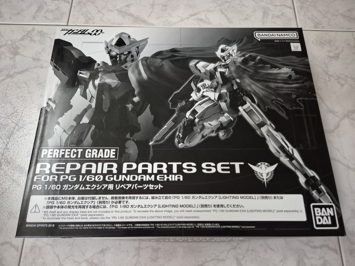 PG 1/60 Repair Parts Set for Gundam Exia (Gundam 00) (Category: Gundam Model Kits) located in Singapore. Submitted by blitz87 (Listing ID 1388668937, Image 1). Description: Selling PG 1/60 Repair Set for Gundam Exia Model kit is new and unbuilt. Runners still sealed. Meetup or additional $5 for delivery. Interested pls pm. Thanks! =).