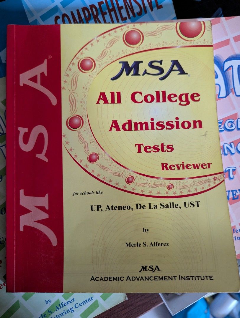 Reviewers: College Admission Tests (Category: Textbooks) located in Cavite. Submitted by jaimosh (Listing ID 1388606192, Image 1). Description: .