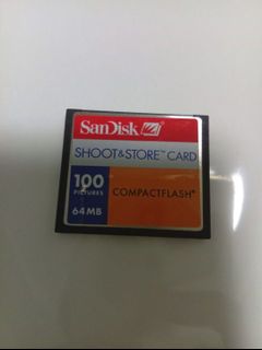 SanDisk 64MB CompactFlash CF Memory Card SDCFB