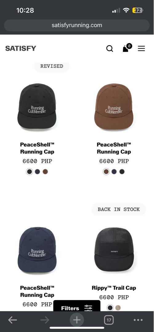 Satisfy Running - Running Cult Member Cap, Men's Fashion, Watches