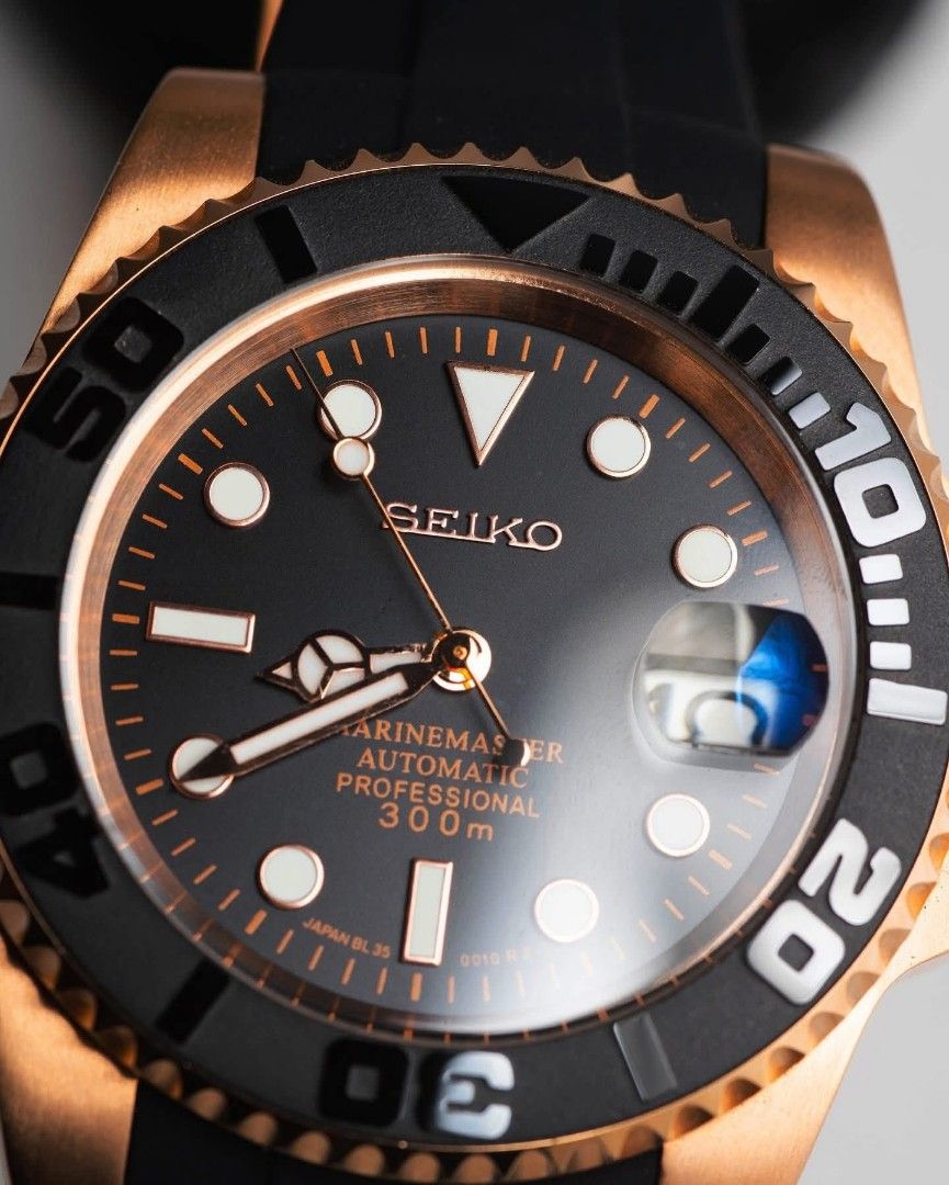 seikolex (Category: Men's Watches) located in Manila. Submitted by daddyong259778 (Listing ID 1388545913, Image 3). Description: Seiko Mod Yacht-Master OysterflexNH35 Automatic Movement40mm Diameter20mm Lug widthWater Resistant1-year warrantyOver 350+ watches sold‼️✈️Worldwide Delivery 🌍🛵Cash on Delivery, bank transfer, or Gcash Go get it now. You deserve it.🏆🏆🏆.