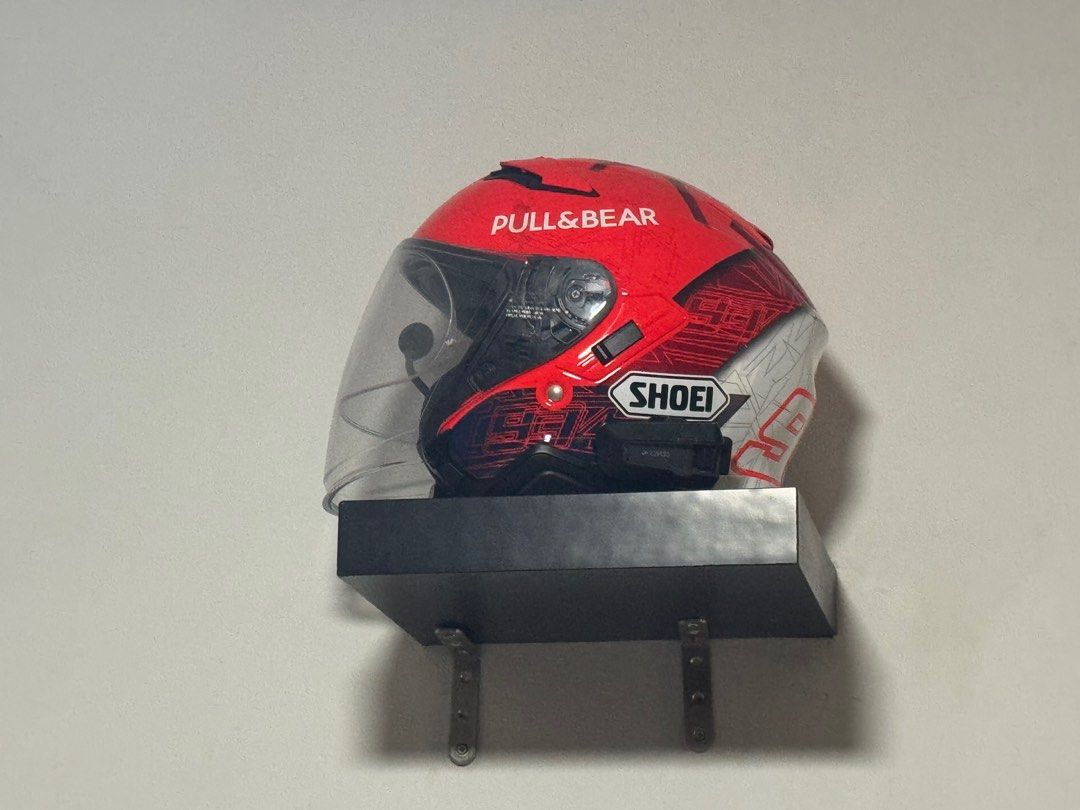 SHOEI J-CRUISE II PULL BEAR HELMET with Cardo Packtalk Neo