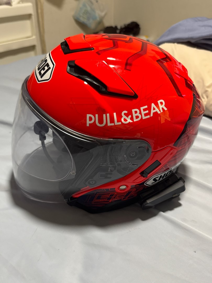 SHOEI J-CRUISE II - PULL & BEAR HELMET with Cardo Packtalk Neo