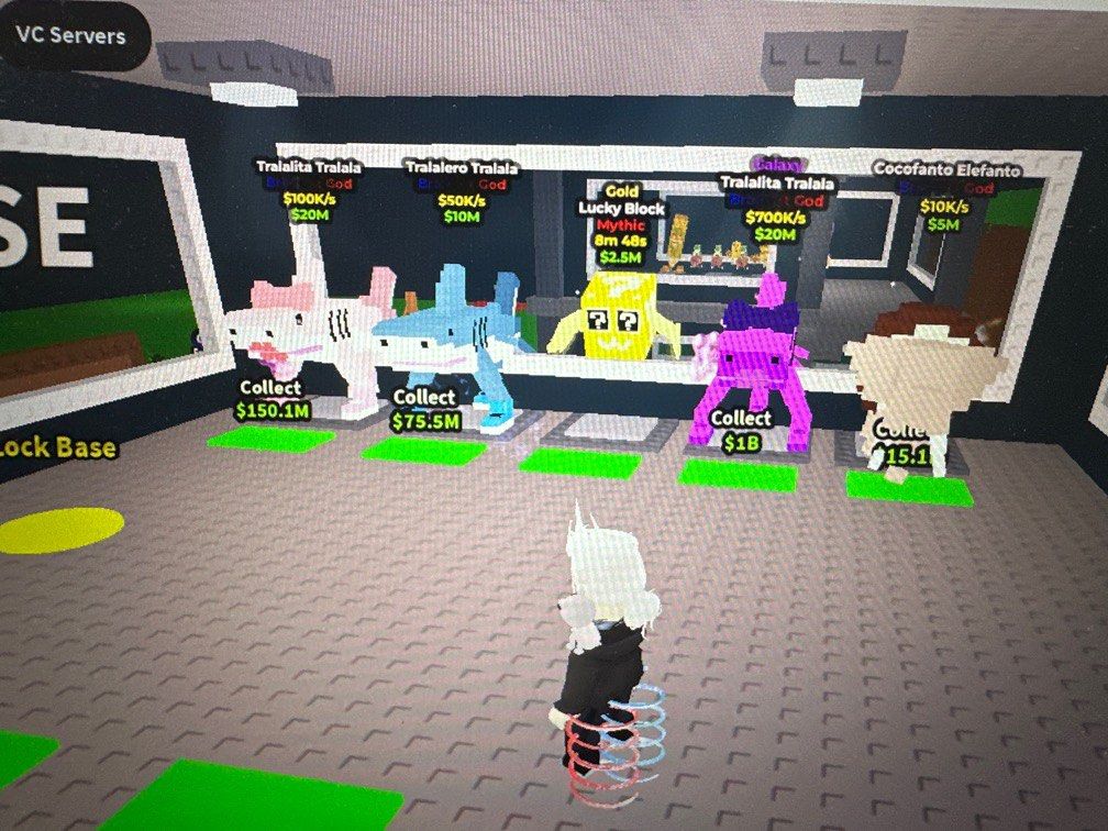 Steal A Brainrot (Brainrot Gods) (Category: In-Game Products) located in Caloocan City. Submitted by sneakr_kicks (Listing ID 1388596430, Image 2). Description: Starting price 30! Check Photos for the cash earned Cheaper for bulk offers! Open for preorders! (2-7days) Take all:1050 (orig price:1235) Matteo-70 (bubblegum) Los bombinitos-75 (gold) Los cricodilitos-65 Pakrahmatmamat-80 (gold) (2) Trenostruzzo turbo 3000-60 each (110 for both (2) Coco