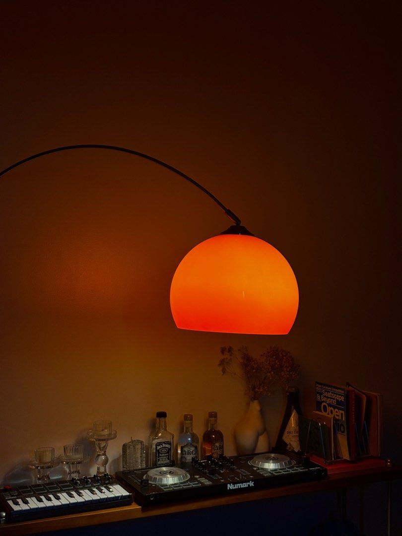 Sunset floor lamp (Category: Lighting) located in Mandaluyong City. Submitted by rih_archives (Listing ID 1388596522, Image 2). Description: **FOR PREORDER** - processing time: 3-4 weeks - dimensions: L 41cm W 34cm H 80cm can extend up to 120cm - weight: 7kg - one color only (sunset).
