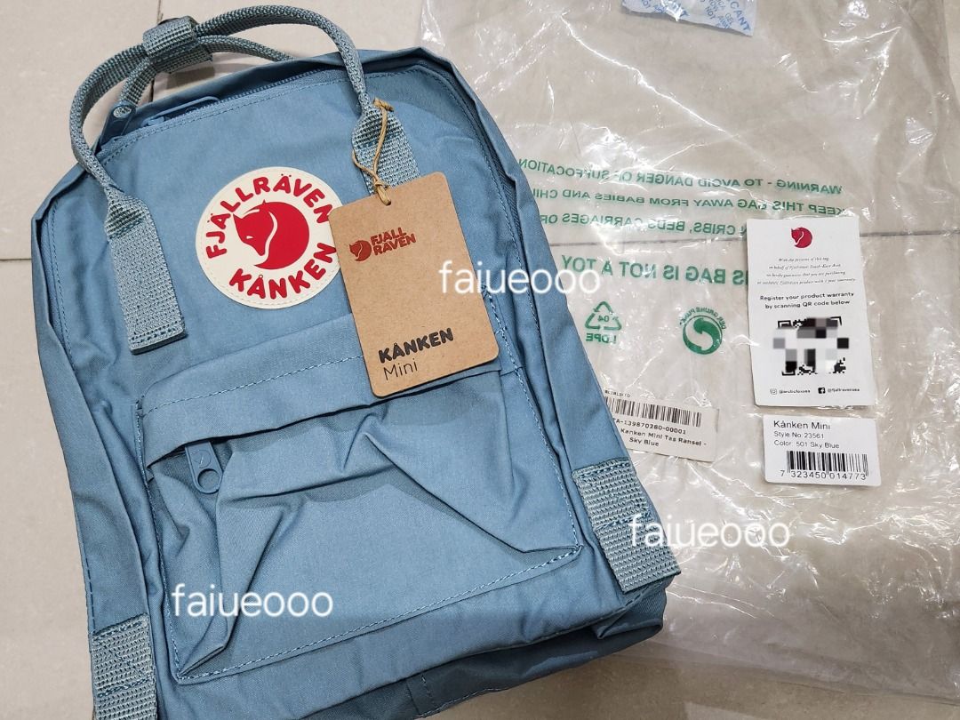 Color Kanken Bag Sky Blue Fjallraven Kanken Laptop 13 Sky Blue My