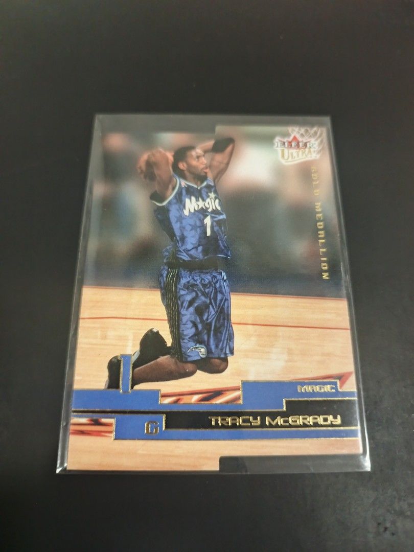 Tracy McGrady Refractor & Diecut (Category: Raw Singles) located in Manila. Submitted by blindboxcollectibles (Listing ID 1388598783, Image 3). Description: Tracy McGrady 2007 Bowman Chrome (Refractor /199) - 1700 Tracy McGrady 2002 Fleer Ultra gold medallion (Diecut) - 700 Mop: gcash Mod: lalamove Loc: cainta Thanks 🤗.