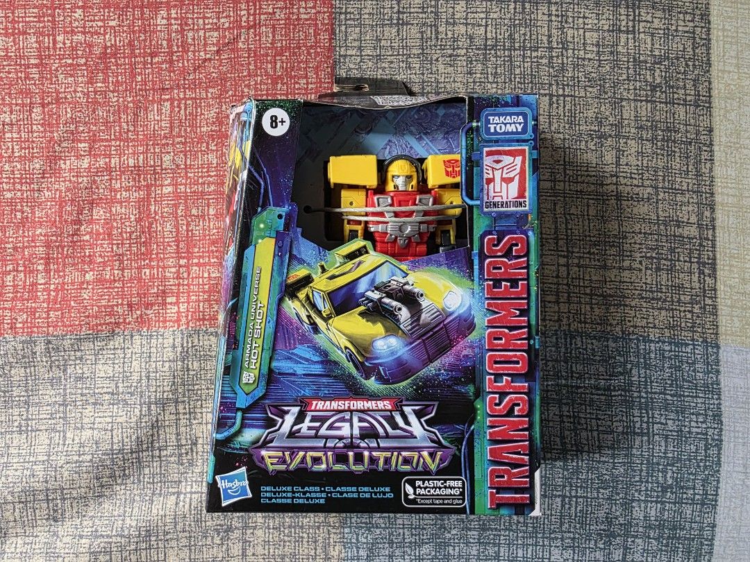 Transformers Generations Legacy Evolution Deluxe Class - Armada Universe Hot Shot (Category: Action & Battle Toys) located in Caloocan City. Submitted by merrykicksandcollectibles (Listing ID 1388601895, Image 1). Description: ✅ 100% Authentic & Original ✅ Brand New 💰 Price: ₱849 (Fixed) 📦 Box condition shown in images ⚠️ No last-price inquiries – they will be ignored. No response = Not interested..
