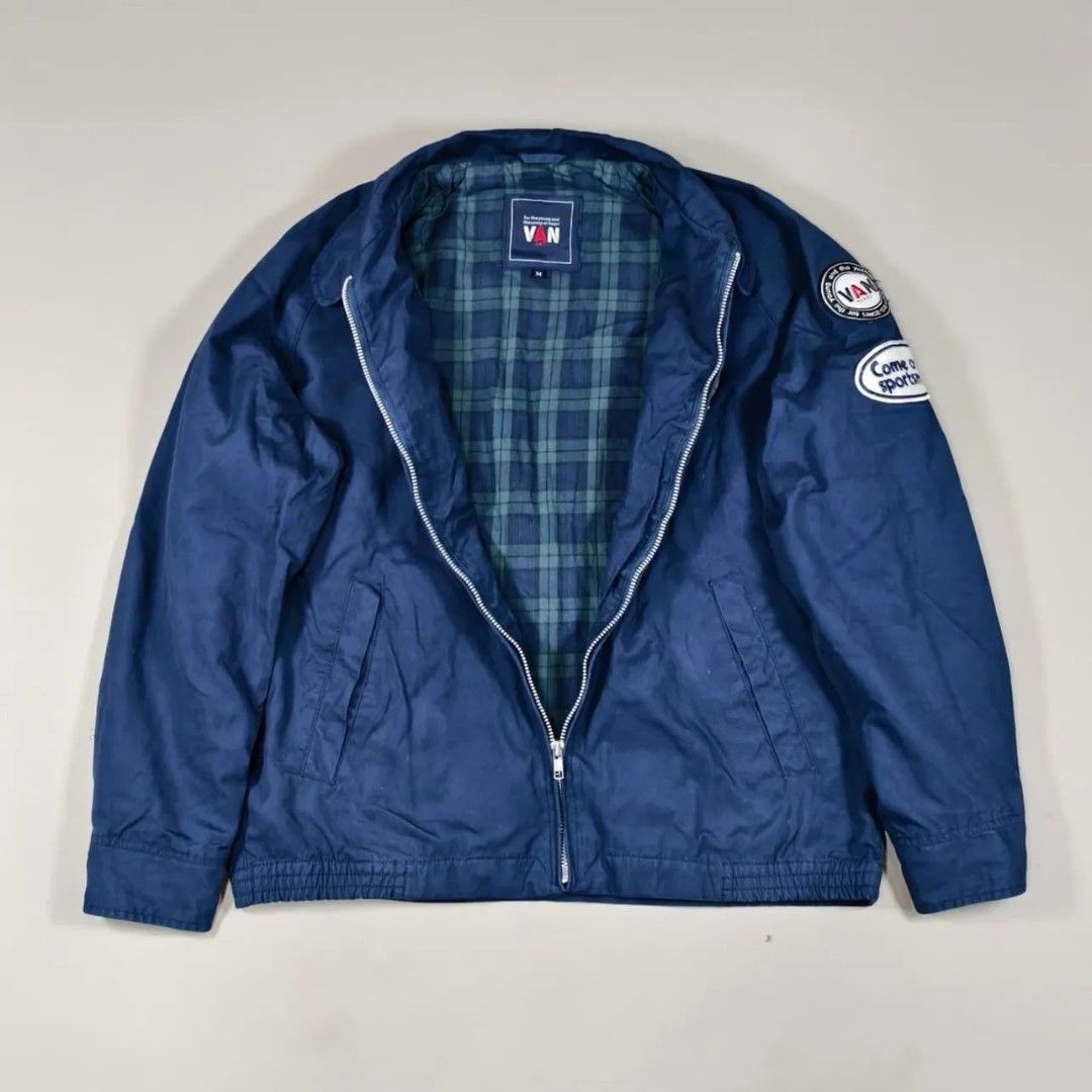 Van Jac Japan Ivy Style Harrington Jacket (Category: Coats, Jackets and Outerwear) located in Roxas City. Submitted by fadesandpatinas (Listing ID 1388597105, Image 2). Description: Van Jac Japan Ivy Style Harrington Jacket Tagged Medium Measurements: Pit - 22.5" Length - 25.2" Shoulder - Raglan About 18" Sleeve - Raglan about 24" A timeless piece from Van Jac, the brand that helped shape Japan’s Ivy Style movement. This Harrington jacket embodie
