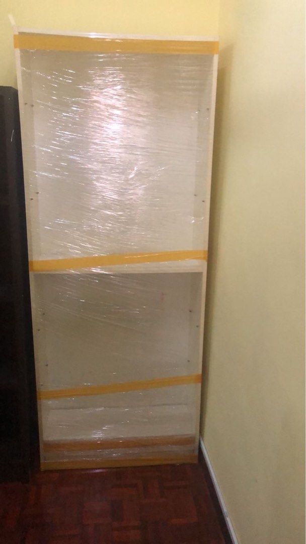 White rack (Category: Shelves, Cabinets & Racks) located in Kuala Lumpur. Submitted by smainec (Listing ID 1388551221, Image 2). Description: Moving out sale. Genuine buyers only. Self pick up at Taman Alam Damai. .
