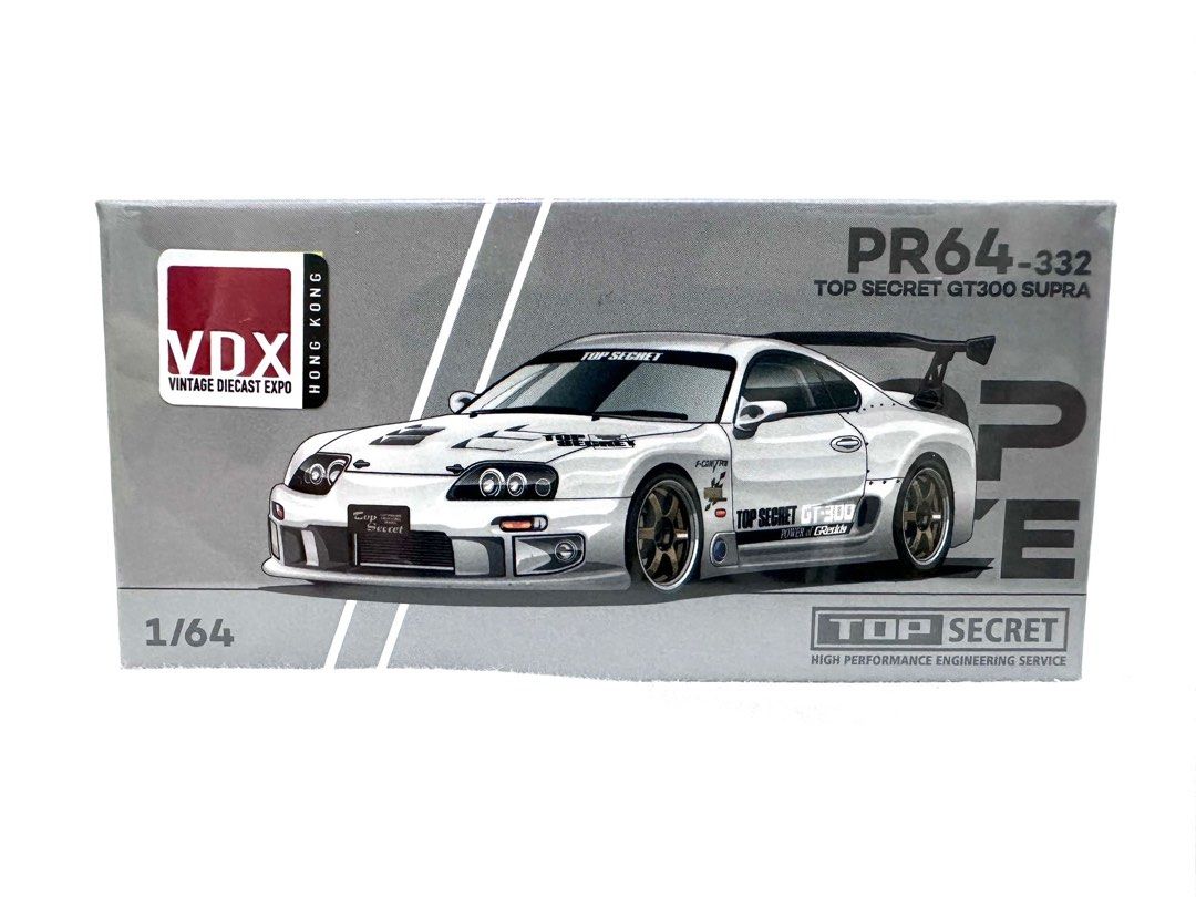 POPRACE 1/64 TOP SECRET GT300 SUPRA ミニカー POP RACE 1/64 トップ