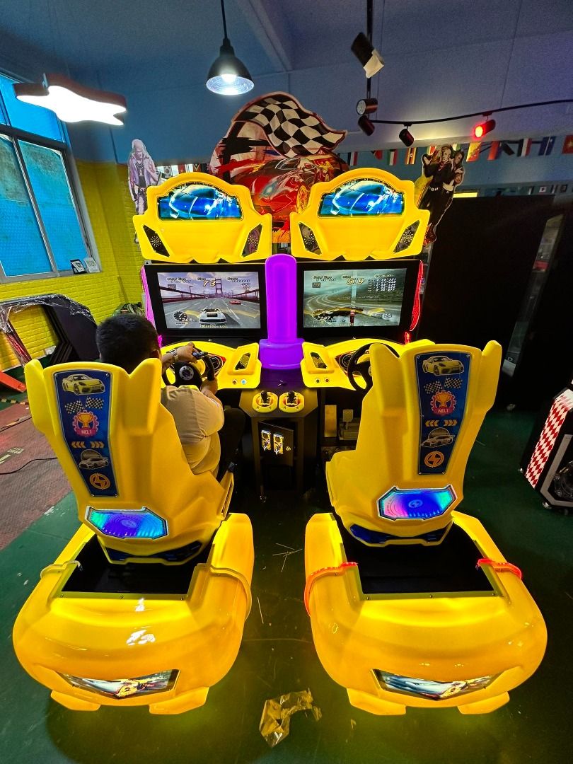 2 PLAYER CAR SIMULATOR ARCADE MACHINE, Health & Nutrition, Health ...