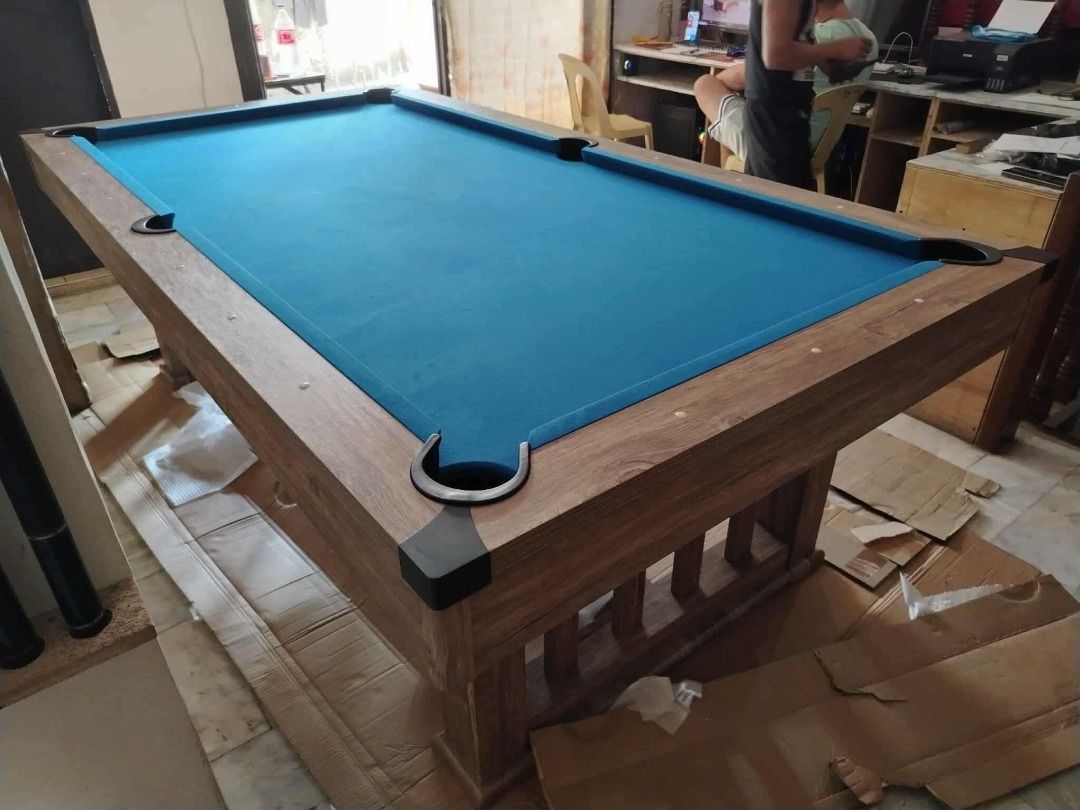 4x8 3in1 cream table BILLIARD TABLE-TABLE TENNIS-DINNING TABLE (Category: Billiards and Bowling) located in San Pablo. Submitted by vennisa.sportssupplies (Listing ID 1388719336, Image 3). Description: 4x8 ft. JUNIOR BILLIARD TABLE CREAM P55,000 ✅ Brand new ✅ Good Quality ✅ ONHAND ACCESSORIES : ✅2 CUE STICK ✅2 INCHES BILLIARD BALL ✅1 PLASTIC TRIANGLE ✅2 CUE CHALK ✅1 TABLE BRUSH ACCEPTED PAYMENT METHODS: ✅CASH ✅GCASH ✅BANK TRANSFER ✅DATED CHECK ✅C