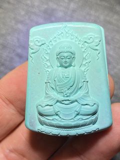 虧本甩貨 清代綠松石釋迦摩尼佛牌64236319498498110