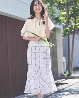 全新日本 NOELA 格紋魚尾半裙 (官網同步) 清倉大蝕賣$70 全場現貨64218660390273110