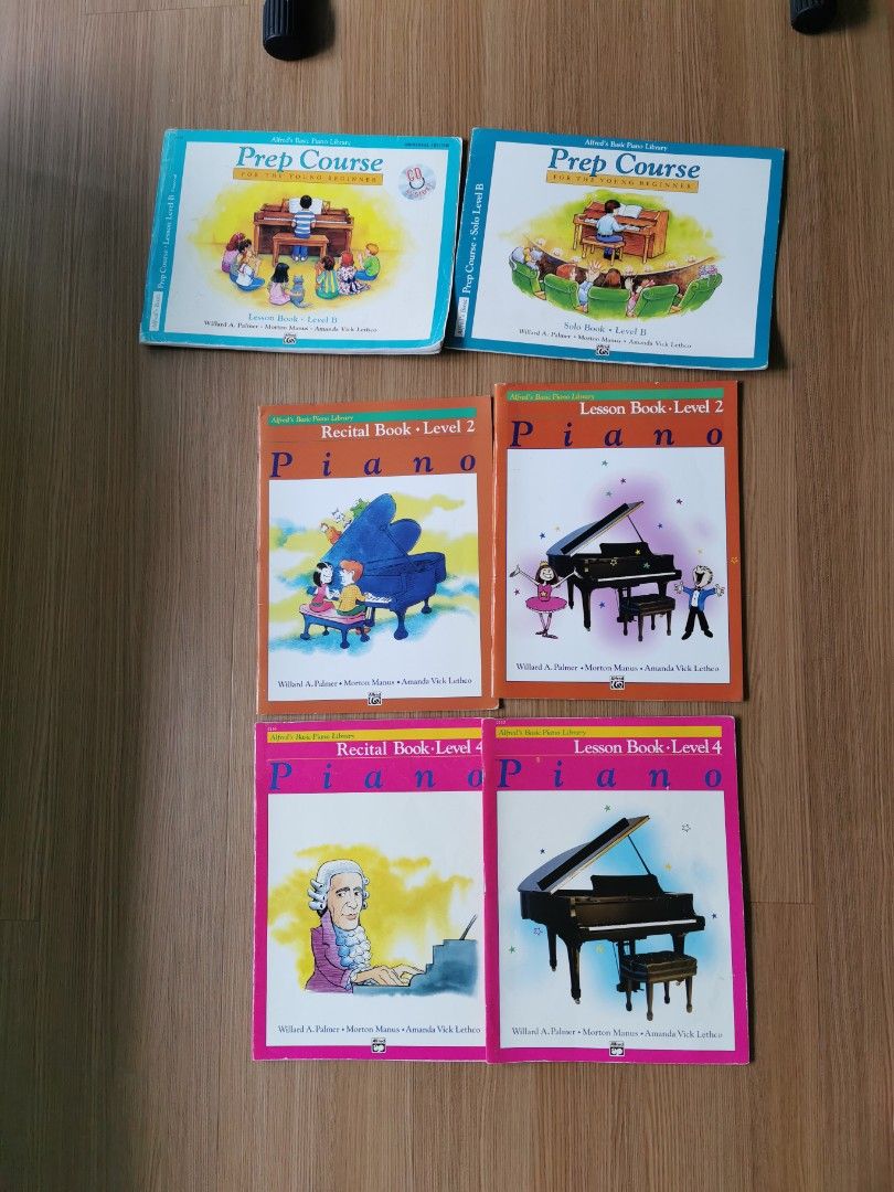 Alfred's Basic Piano Course Books - Prep Course B, Level 2 and Level 3 ...
